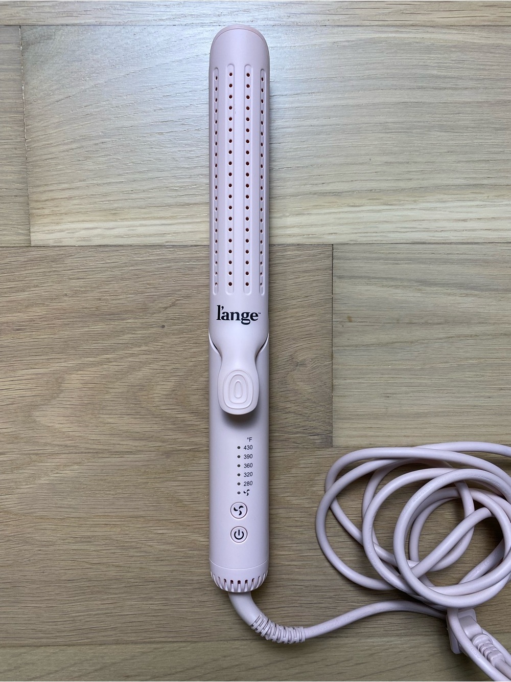 Grande Lange 360 Airflow Titanium 2 in 1 Straightener And Curling Tool Blush